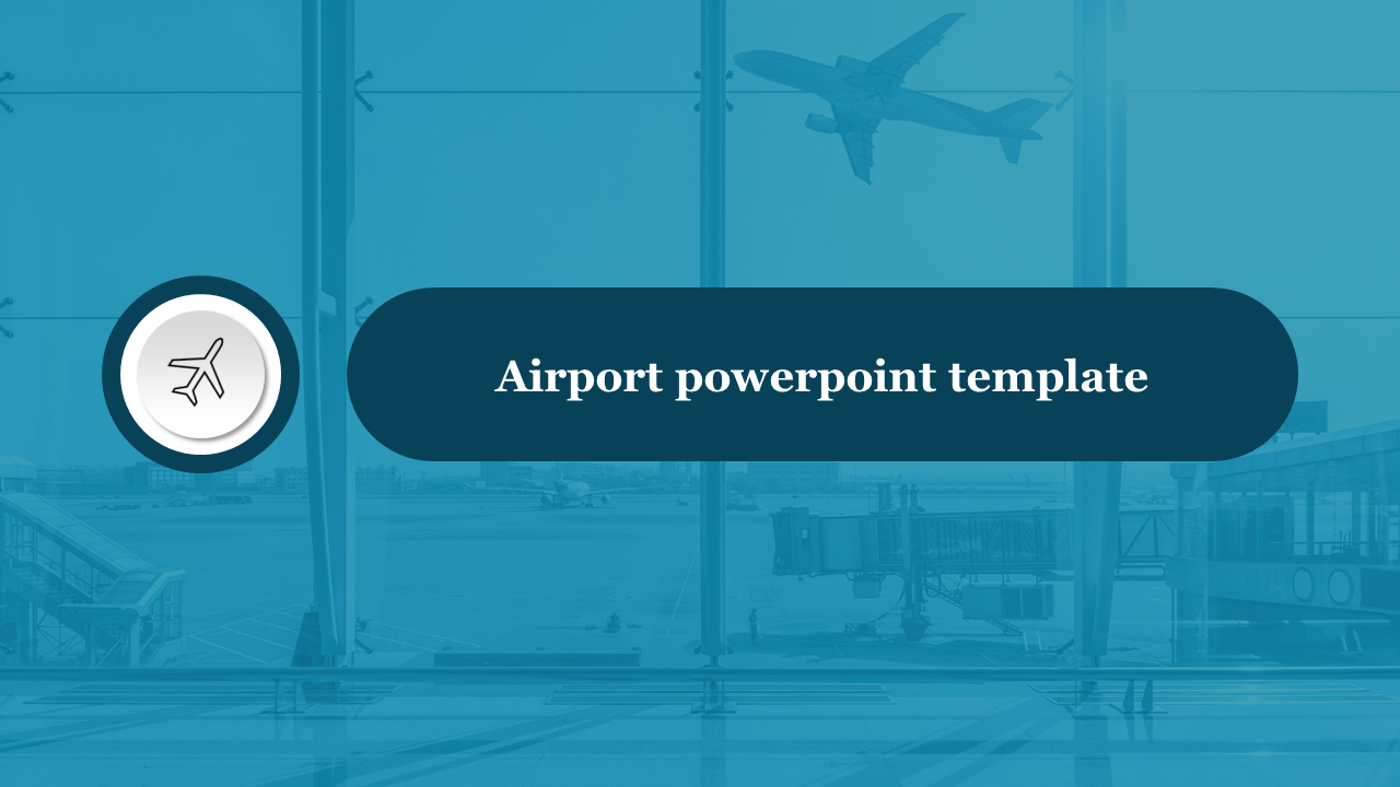 Free - Best airport powerpoint template free download